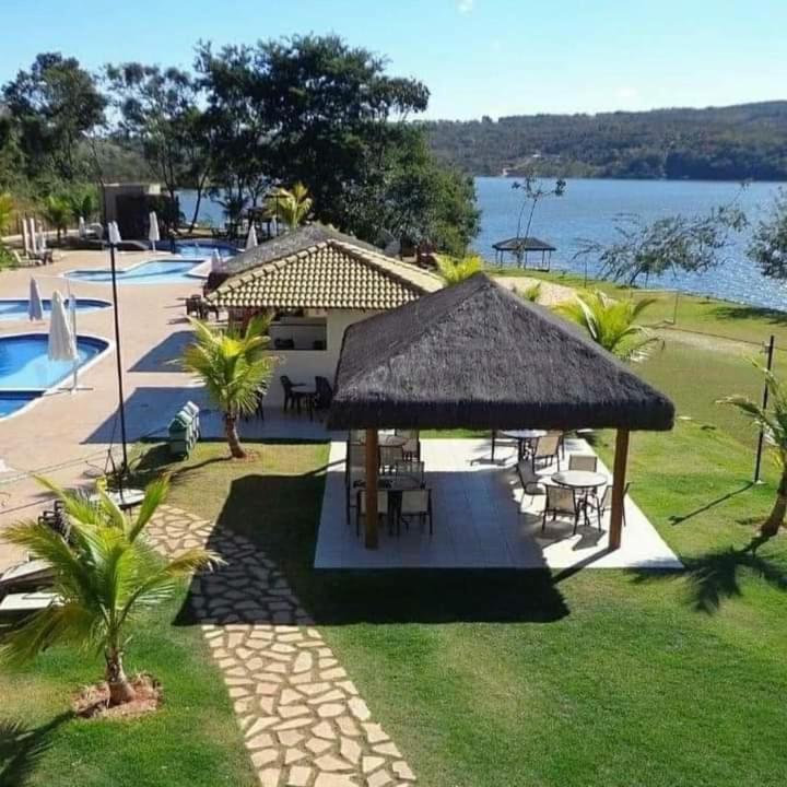 Aldeia Do Lago Caldas Novas Lindo Apt Com Cozinha Mobilia Nova Pode Levar Bebidas Na Area Das Piscinas Exteriör bild