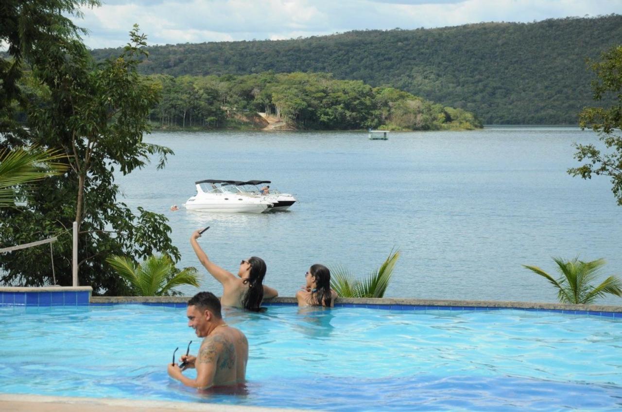 Aldeia Do Lago Caldas Novas Lindo Apt Com Cozinha Mobilia Nova Pode Levar Bebidas Na Area Das Piscinas Exteriör bild