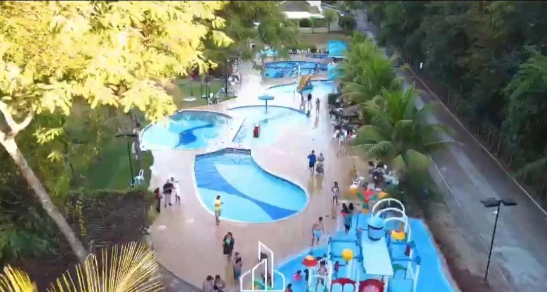Aldeia Do Lago Caldas Novas Lindo Apt Com Cozinha Mobilia Nova Pode Levar Bebidas Na Area Das Piscinas Exteriör bild